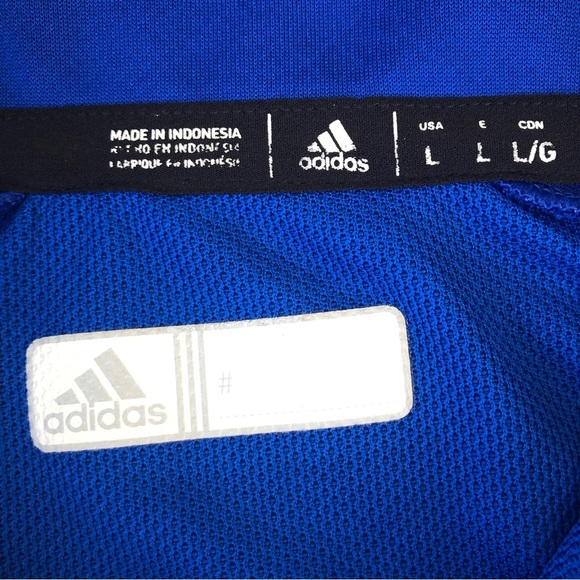 adidas Climalite University of Tennessee Blue long Sleeve Quarter Top L - Picture 8 of 12